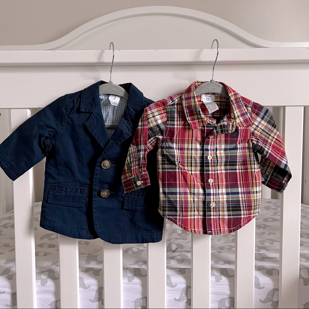 Baby Dress Coat & Shirt